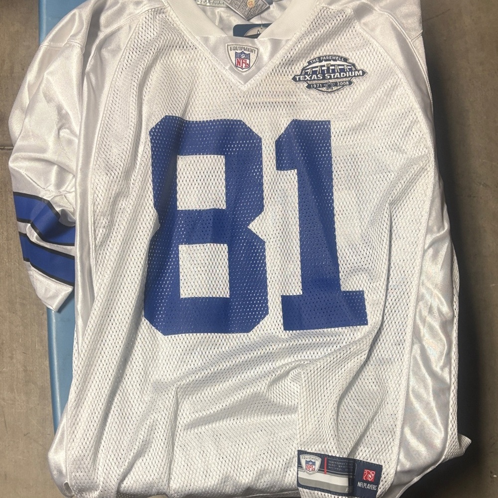 Reebok White and Blue Jersey